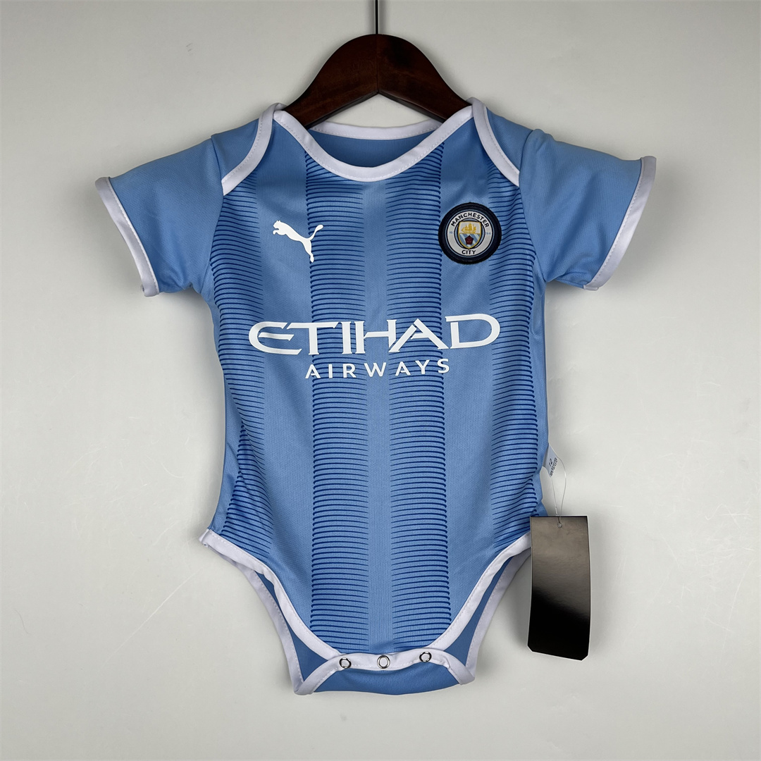 Manchester City 23/24 Baby Home Soccer Jersey